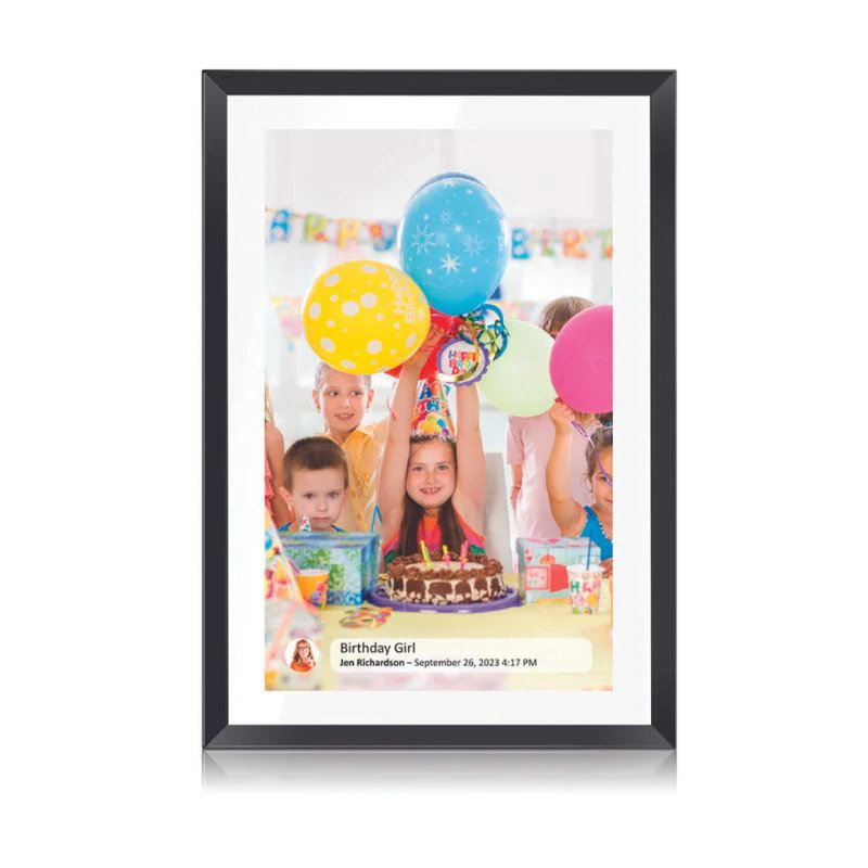 FRAME10BLK 10.1" Smart Photo Frame with Instant Photo Sharing - Image 3