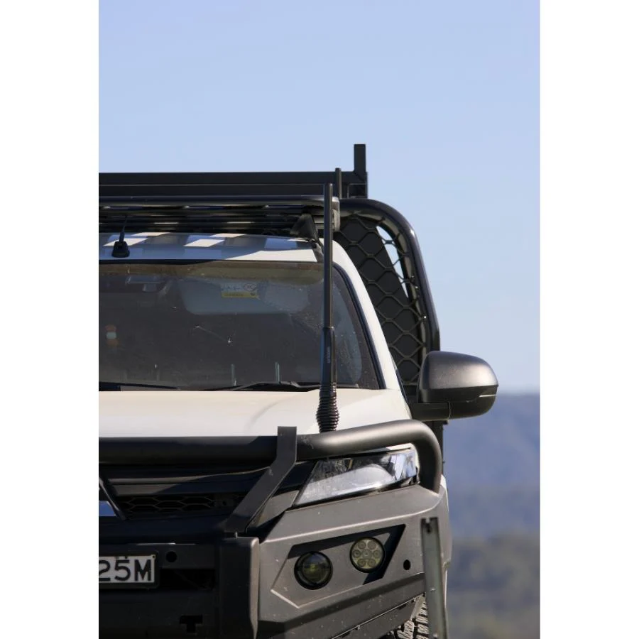 ANU916 3dBi UHF CB Antenna Detachable Fiberglass Whip with Heavy Duty Barrel Spring - Image 4