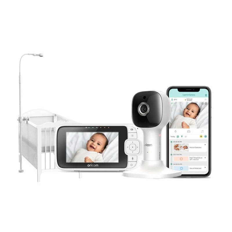 OBH643P 4.3" Smart HD Nursery Pal Skyview Baby Monitor with Cot Stand