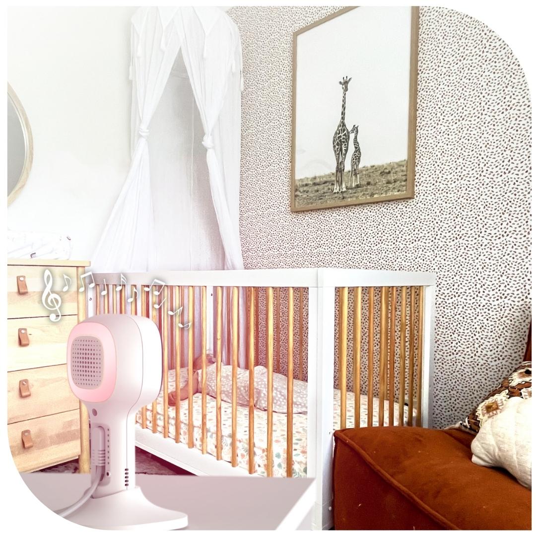 OBH643P 4.3" Smart HD Nursery Pal Skyview Baby Monitor with Cot Stand - Image 2