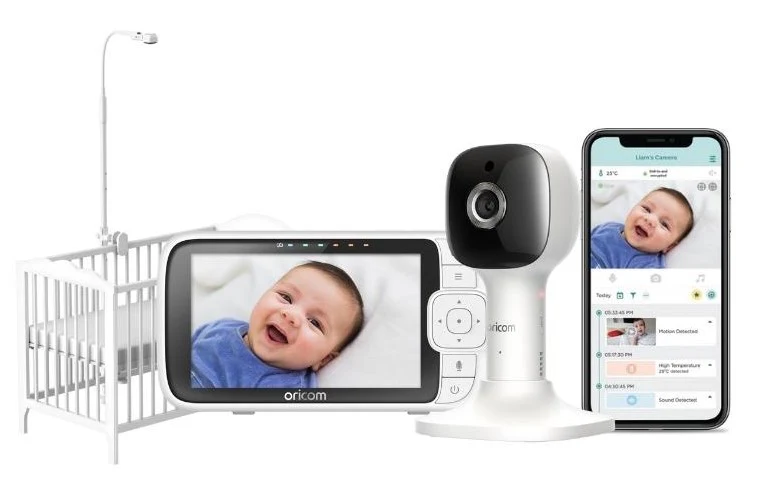 OBH650P 5" Smart HD Nursery Pal Skyview Baby Monitor with Cot Stand - Image 17