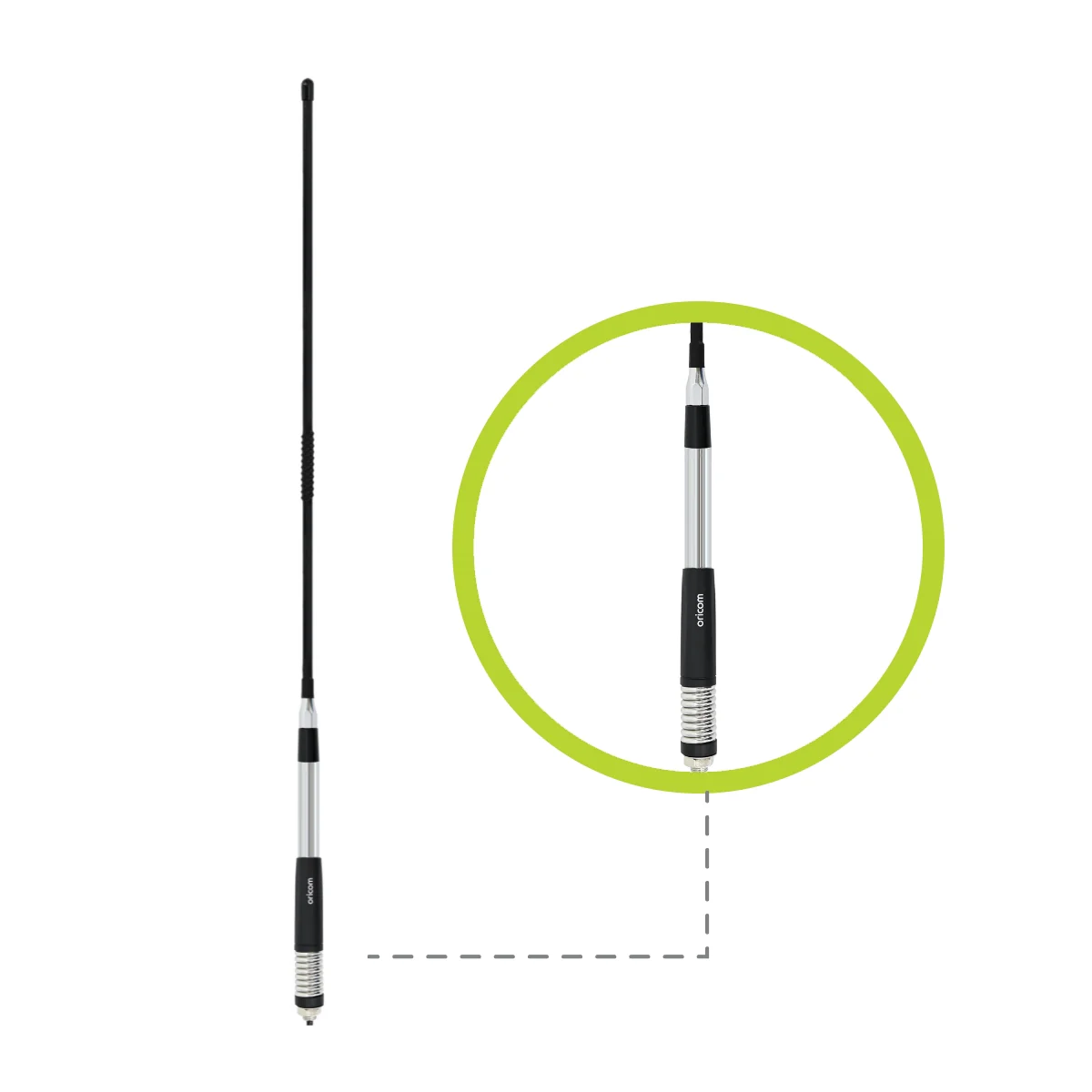 ANU206 6.5dBi UHF CB Antenna