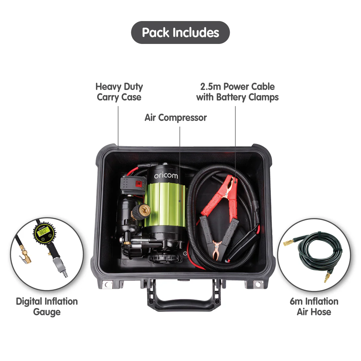 AIR30 Portable Air Compressor with Heavy Duty Case - Image 2