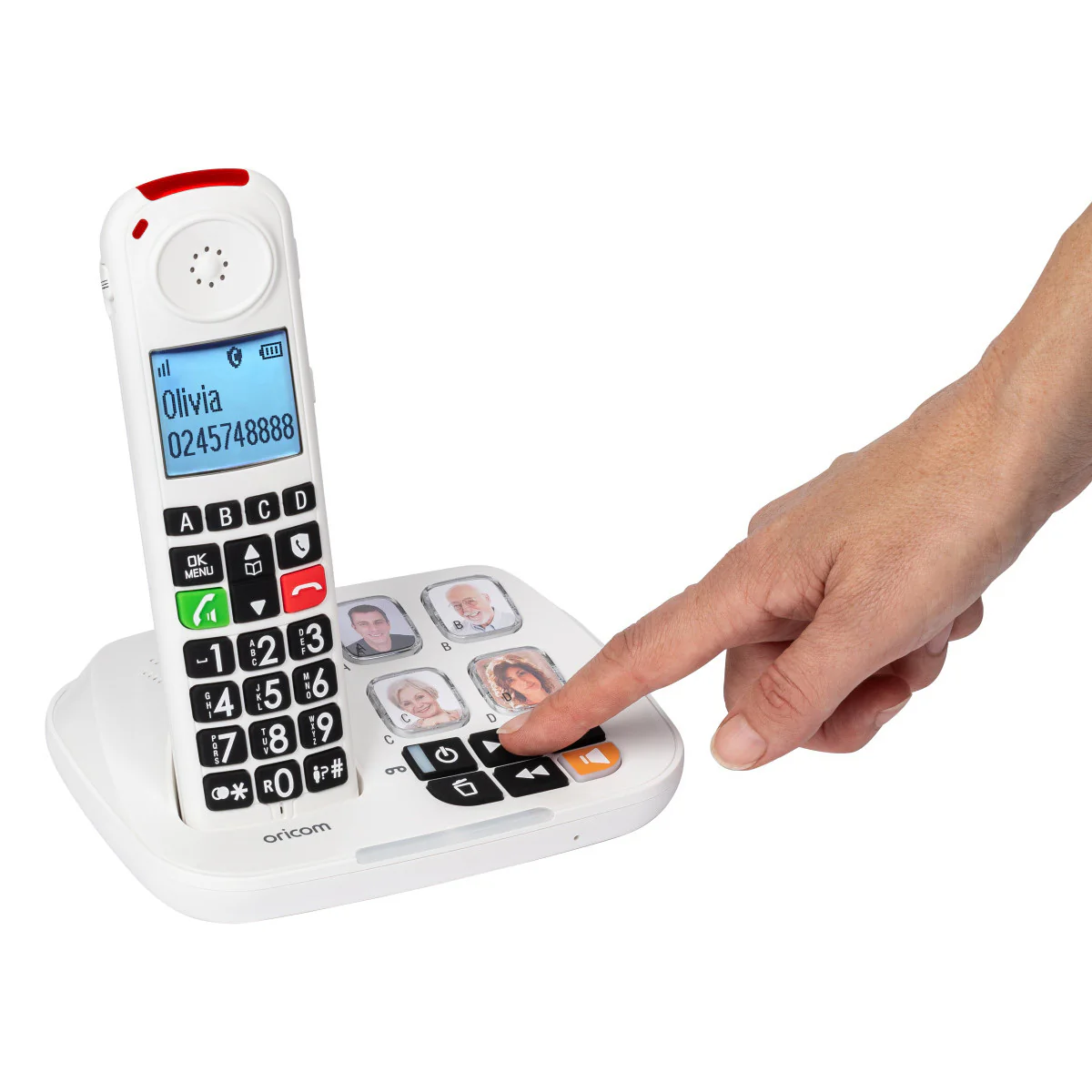 CARE900-2 Big Button Amplified Cordless Phone + Additional Handset - Image 2