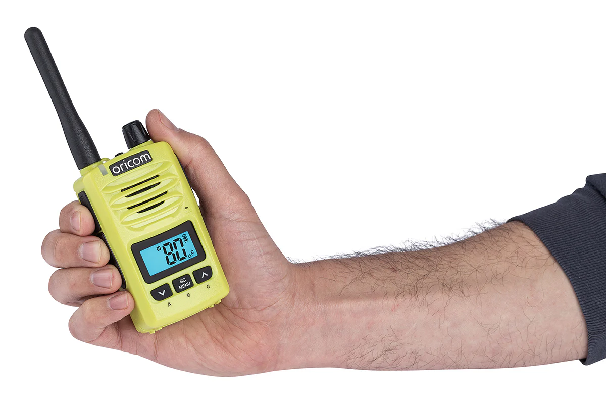 DTX600LME Waterproof IP67 5 Watt Handheld UHF CB Radio (Lime) - Image 3