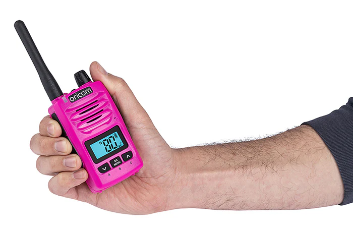DTX600PNK Waterproof IP67 5 Watt Handheld UHF CB Radio (Pink) - Image 6