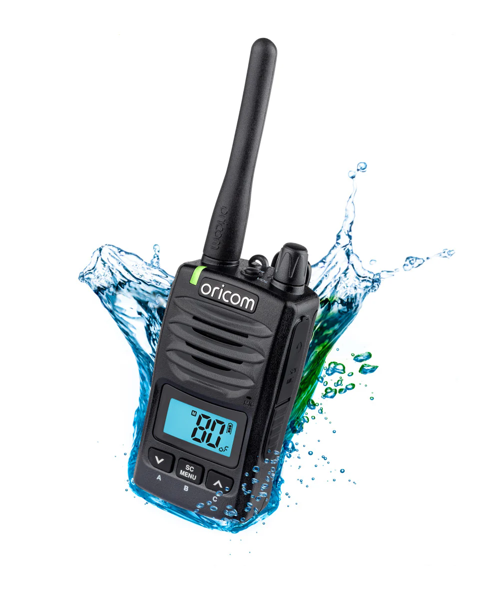 DTX600 Waterproof IP67 5 Watt Handheld UHF CB Radio (Black) - Image 6
