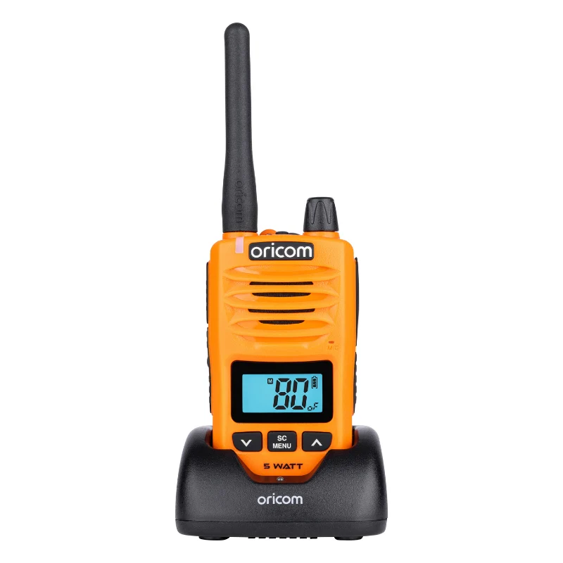 DTX600 Waterproof IP67 5 Watt Handheld UHF CB Radio (Orange) - Image 5