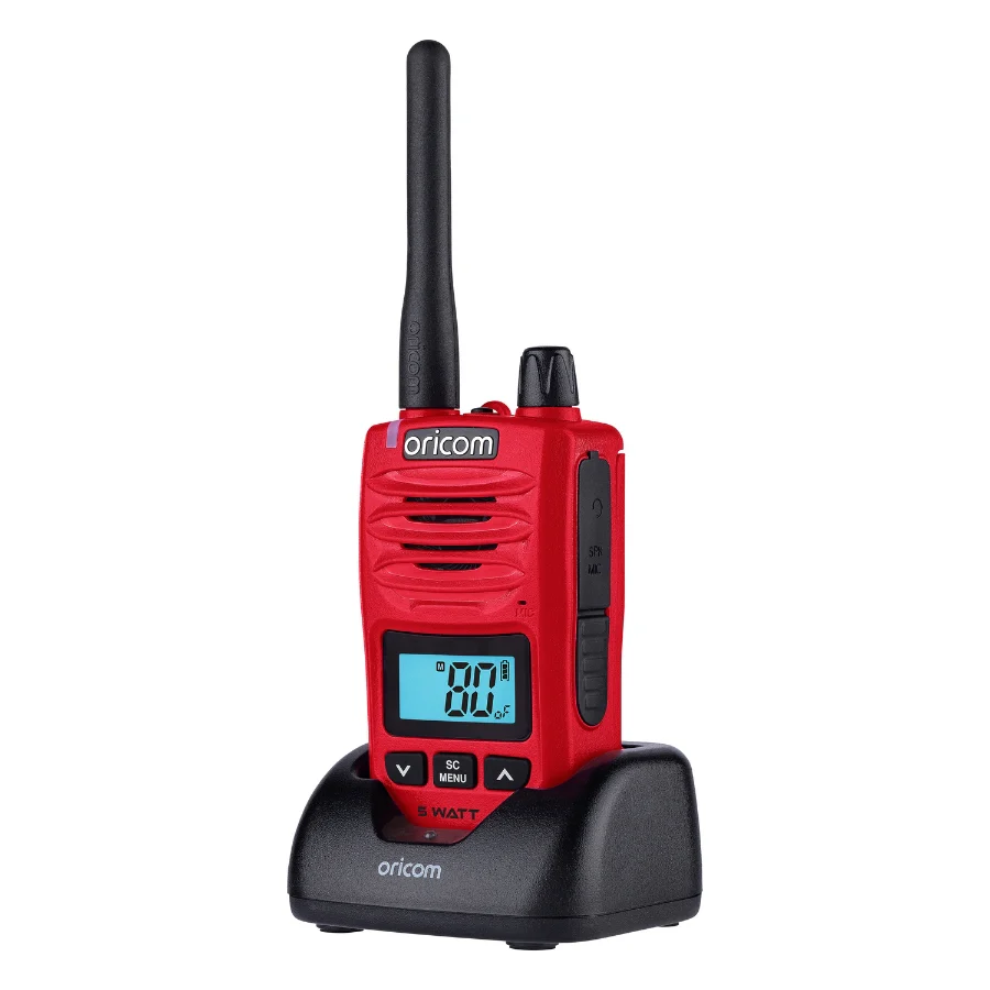 DTX650SRD IP67 5 Watt Handheld UHF CB Radio + BONUS Speaker Microphone (Red) - Image 7