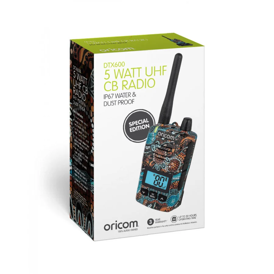 DTX650SWA IP67 5 Watt Handheld UHF CB Radio + BONUS Speaker Microphone (Walkabout) - Image 17