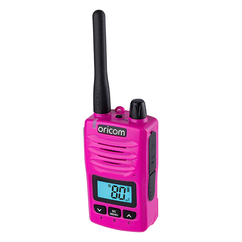 DTXTP600PNK 5 Watt IP67 Waterproof Handheld UHF CB Radio Trade Pack (Twin Pink Radios) - Image 4
