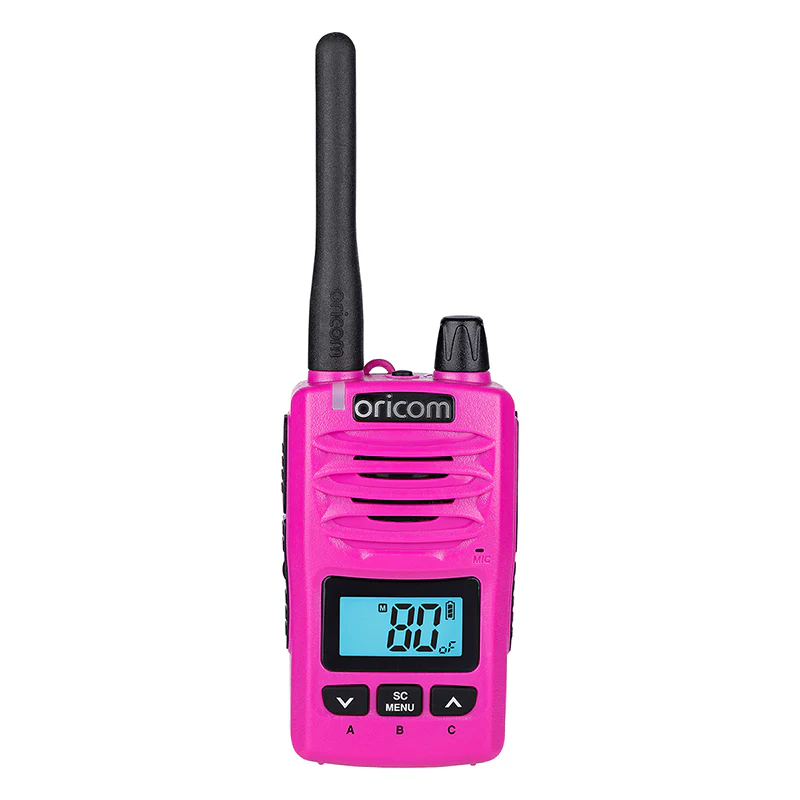 DTXTP600PNK 5 Watt IP67 Waterproof Handheld UHF CB Radio Trade Pack (Twin Pink Radios) - Image 5