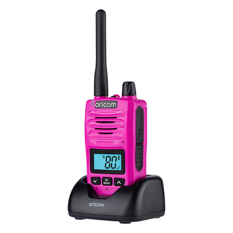 DTXTP600PNK 5 Watt IP67 Waterproof Handheld UHF CB Radio Trade Pack (Twin Pink Radios) - Image 6