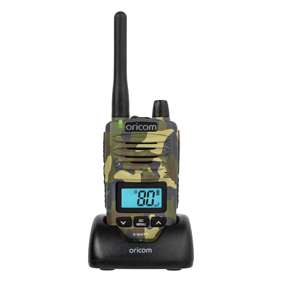 DTXTP600CAM 5 Watt IP67 Waterproof Handheld UHF CB Radio Trade Pack (Twin Camo Radios) - Image 3