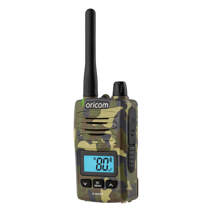 DTXTP600CAM 5 Watt IP67 Waterproof Handheld UHF CB Radio Trade Pack (Twin Camo Radios) - Image 7