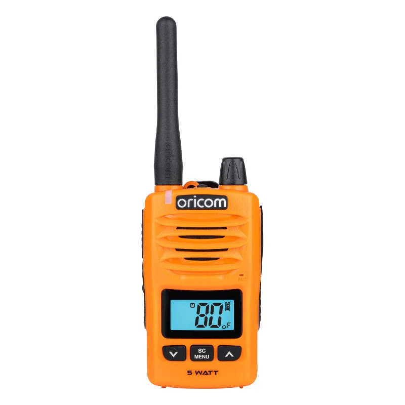DTXTP600OR 5 Watt IP67 Waterproof Handheld UHF CB Radio Trade Pack (Twin Orange Radios) - Image 2
