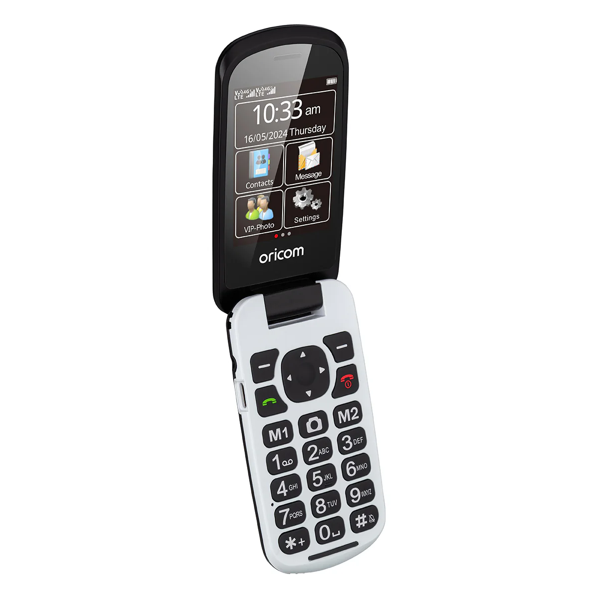 EZY7510 Flip Mobile Phone with SOS Emergency Button - Image 14