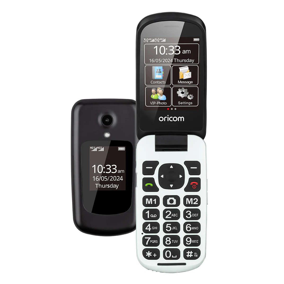 EZY7510 Flip Mobile Phone with SOS Emergency Button - Image 6