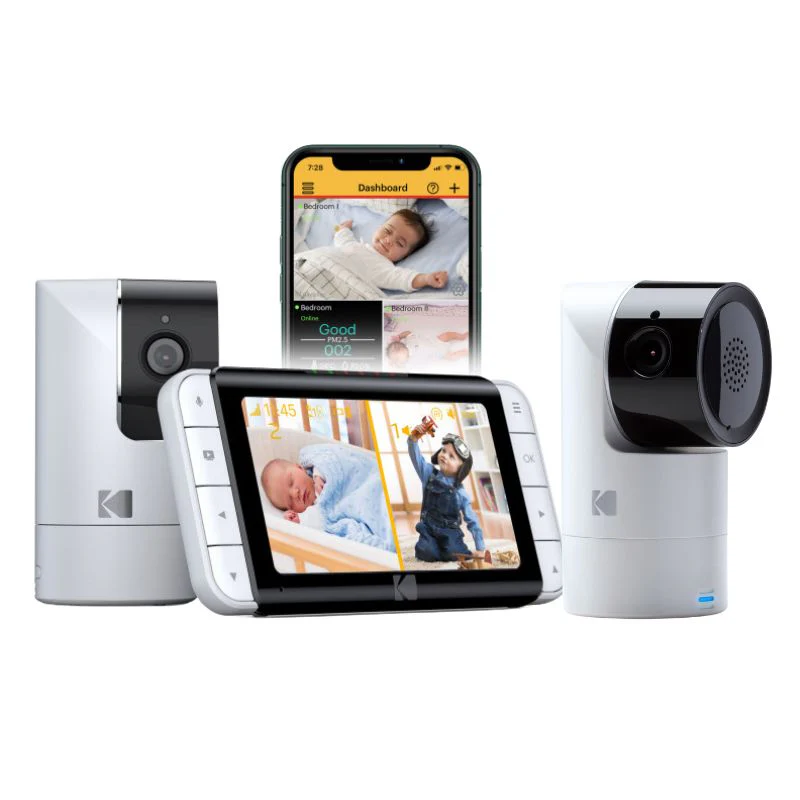 C525P-2 5" Smart HD Video Baby Monitor + Motorised Pan-Tilt Camera