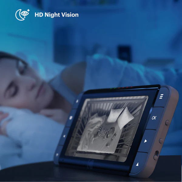 C525P 5" Smart HD Video Baby Monitor with Motorised Pan-Tilt - Image 3