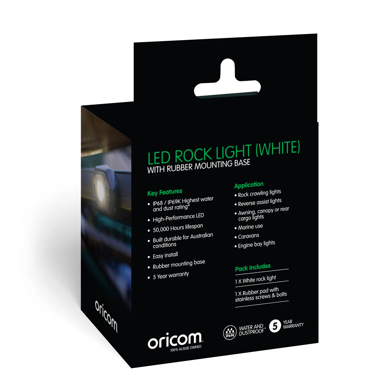 RKL1W LED Rock Light Single Pack (White) - Image 3