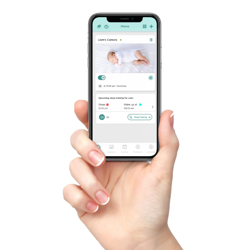 OBH650AI Skyview AI 5" Smart HD Baby Monitor with Cot Stand - Image 11