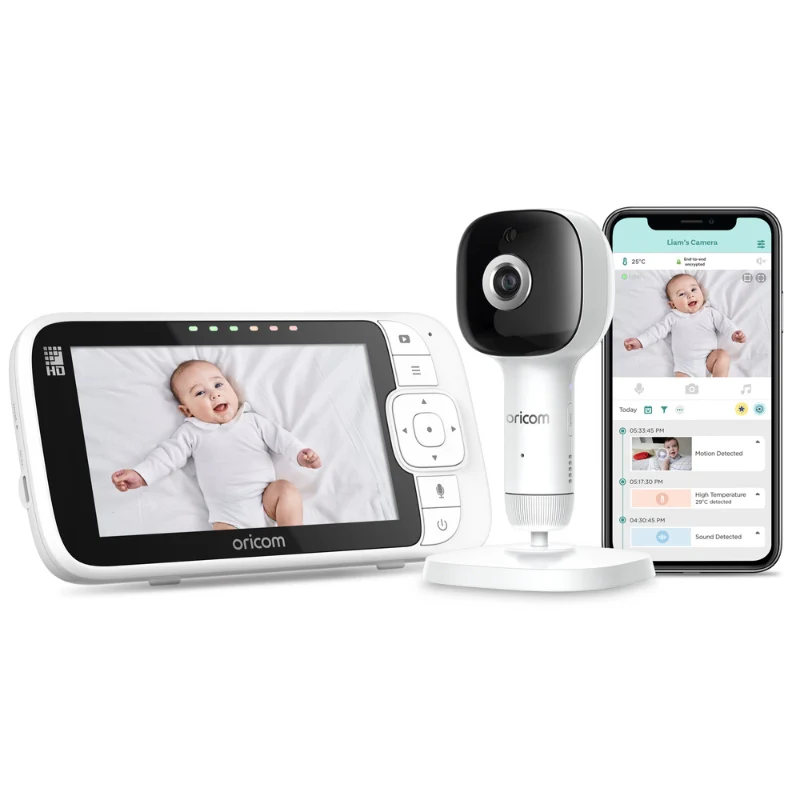 OBH650AI Skyview AI 5" Smart HD Baby Monitor with Cot Stand - Image 4