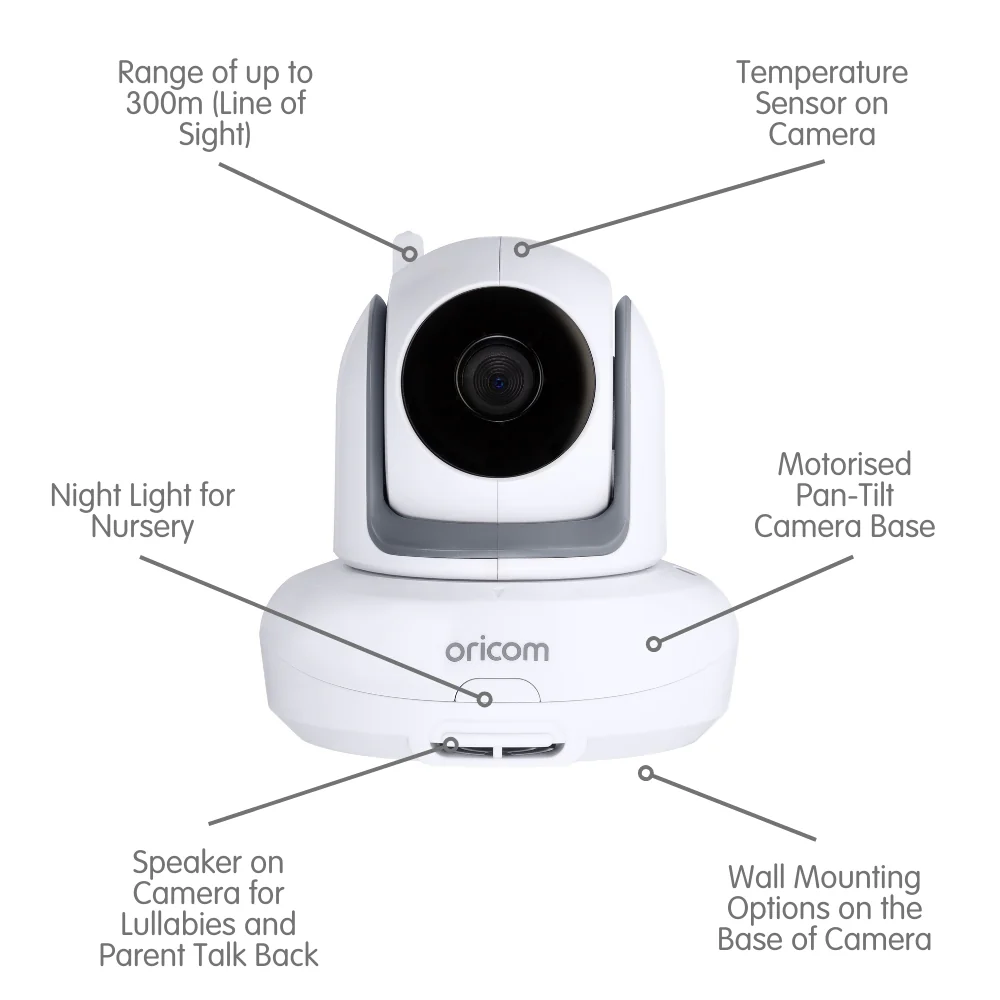 SC875 5" Touchscreen Video Baby Monitor - Image 5