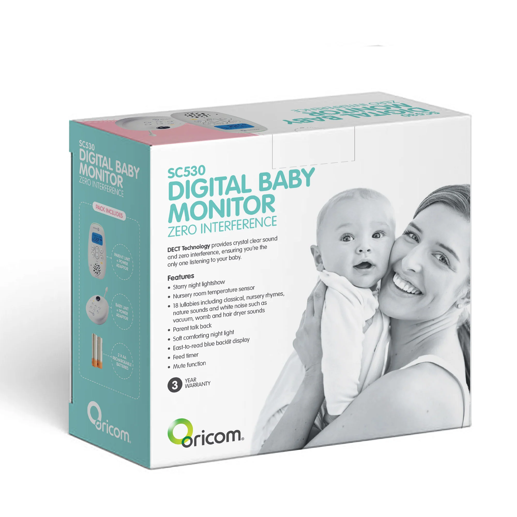 SC530 DECT Digital Baby Monitor - Image 3