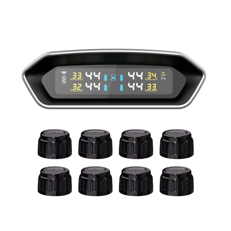 TPS10-8E Real Time Tyre Pressure Monitoring System Incl. 4 External Sensors