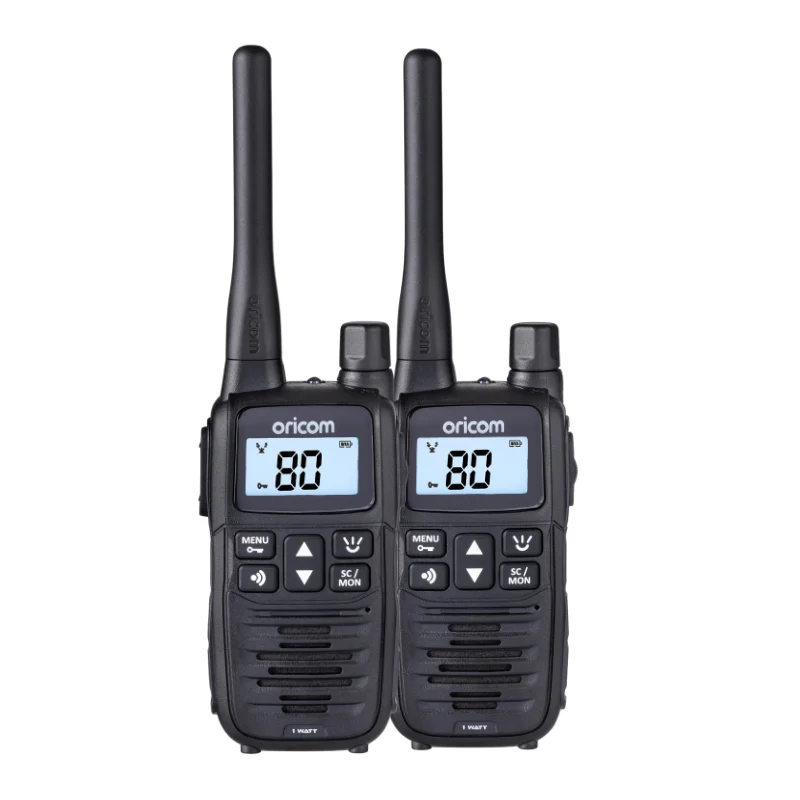 UHF1400-2 Handheld 1 Watt UHF CB Radio Twin Pack