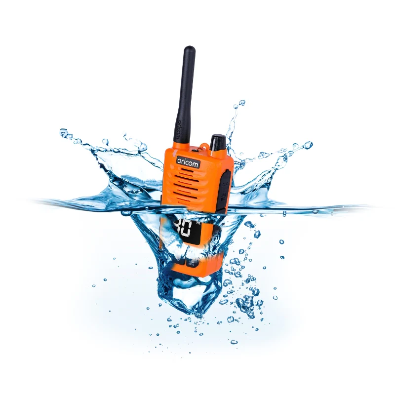 UHF2600-1 Floating 2 Watt IPX7 UHF CB Radio Orange - Image 2