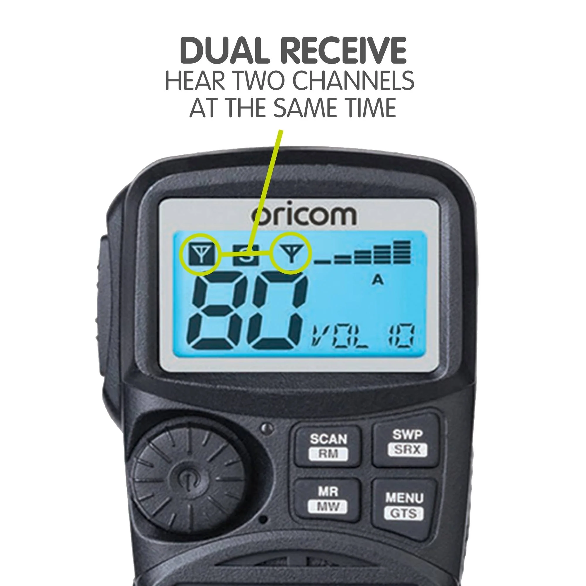UHF350DR Dual Receive UHF CB Radio - Image 6