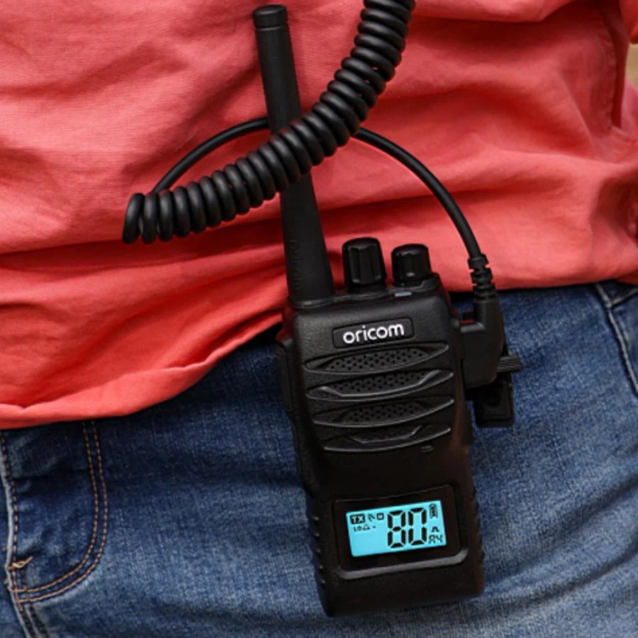 UHF5400BK-SPK 5 Watt Handheld UHF CB Radio + Speaker Microphone - Image 2