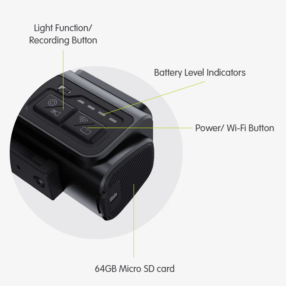 WBCR Wireless Bike Camera with Continuous Recording - Image 2