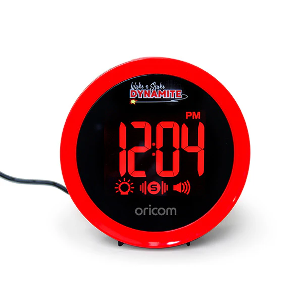 WNS80 Wake 'N' Shake Loud Alarm Clock with Shaker - Image 4